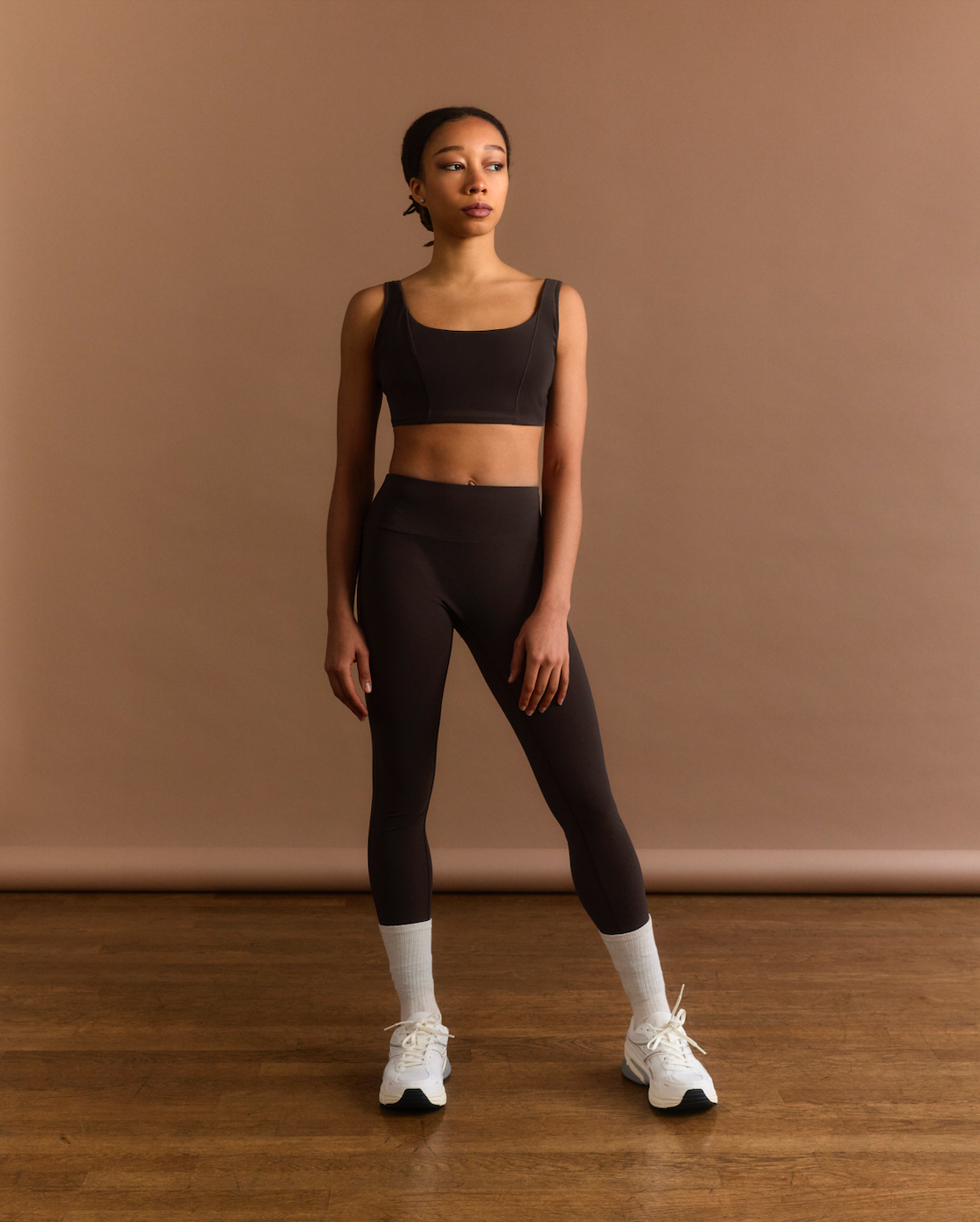 LEGGING MARIUS MARRON GLACÉ