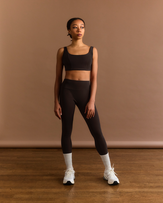 LEGGING MARIUS MARRON GLACÉ